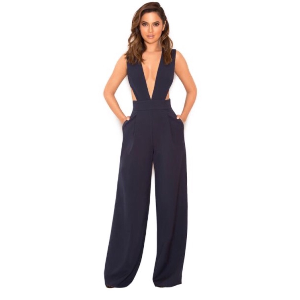 House of CB Navy Sexy Jumpsuit.